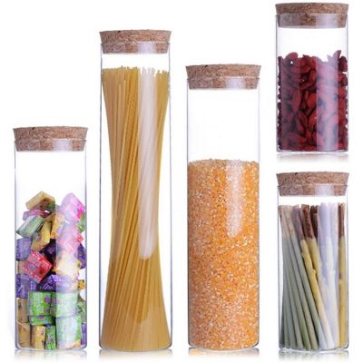 glass jars Seal jars Grains storage Bottles spice jar kitchen storage cans Kitchen Storage Organization