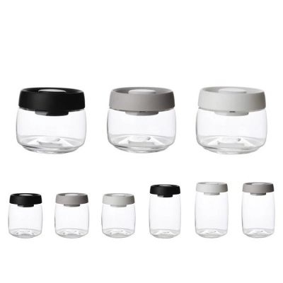 Glass airtight tank storage tank coffee bean storage kitchen miscellaneous grain storage sealed and moisture-proof