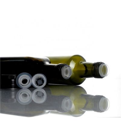 logo custom 31.5x24mm aluminum colored olive oil sesame benne walnut closure sesame oil cap with plastic pourer