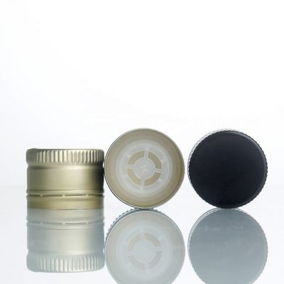 Hot Sale Stocked Green Black Gold Color Aluminium Plastic 31.5*24mm Olive Oil Non Refillable Cap