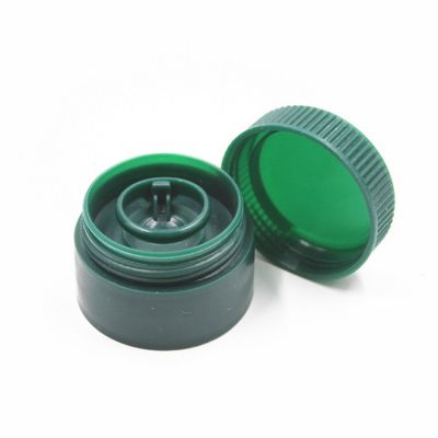 Stocked 31.5*24mm aluminum plastic olive oil glass bottle cap with pourer