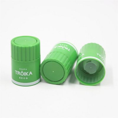 34x47mm non refillable closure aluminium pirits liquor vodka plastic glass bottle caps