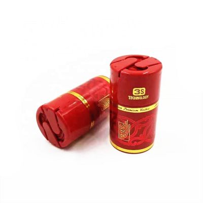 33x57mm hot custom printing logo tear off case for plastic vodka cap glass bottle caps