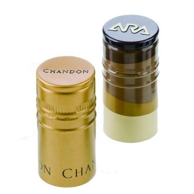 30*60 Mm Wine Glass Bottle Aluminum Screw Caps Screw Cap Aluminium Carton with Tin/saranex Liner Liquorpac 50000pcs Pilfer-proof