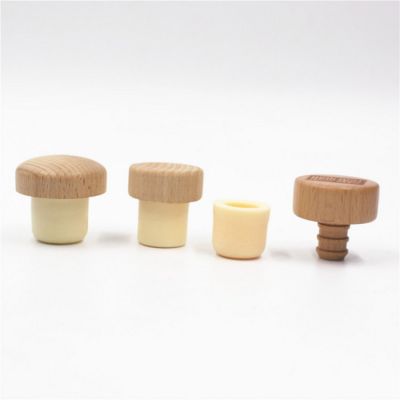 spirits bottle stopper with wooden cap for spirits bottle