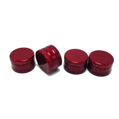 tamper seal aluminium screw cap for glass bottle 28mm aluminium ropp lids bottle caps closures