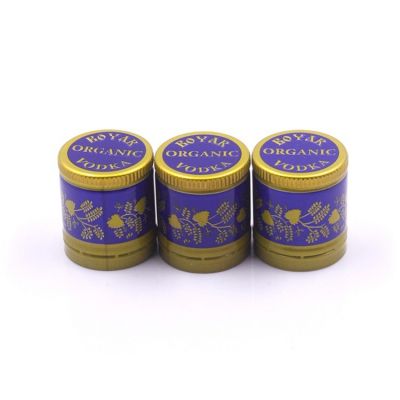 30x60mm Customized Logo Color Cap,Aluminum Bvs Ropp Screw Cap,Screw Cap For Wine Spirit Liquor Bottle