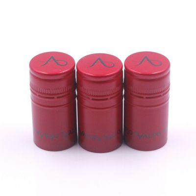 30x60mm customized logo color aluminum BVS ROPP screw cap for wine spirit liquor bottle