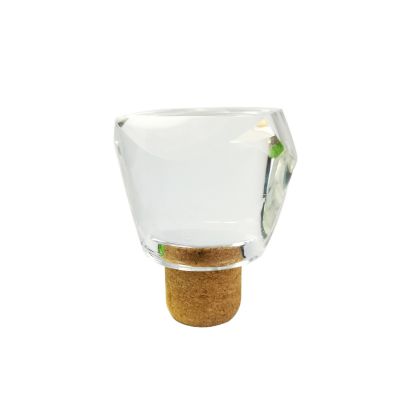 Conical glass material natural wine cork polymer stopper