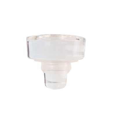 Wine champagne brandy using glass bottle seal lid baked floral engraved logo