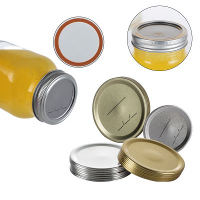 70mm 86mm 87mm split wide regular mouth bulk mason 16oz glass stainless iron canning jar with lid