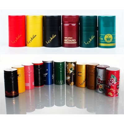 Factory Price customized LOGO wine screw aluminium lids covers bottle Ropp caps closures