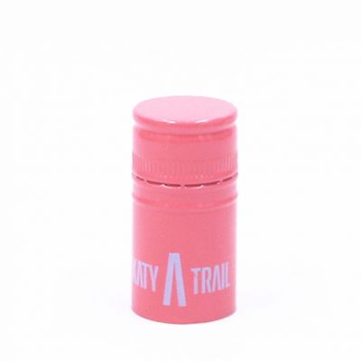 30*60mm matte shiny glossy silk screen hot foil stamping saranex sarantin liner aluminum wine screw caps