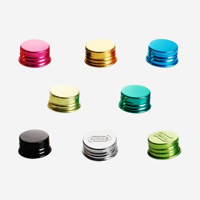 Spirits Screw Cap Aluminum Pre-threaded ROPP Caps EPE/PE Liner 18x12mm Aluminum Cap Wholesale