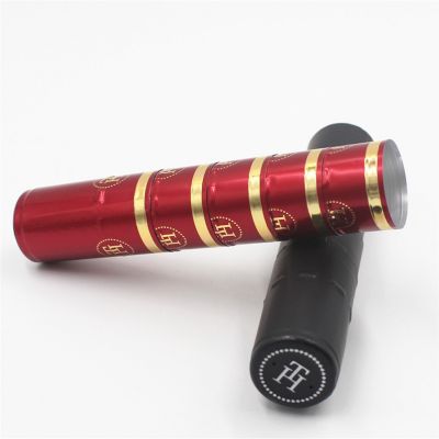 Hot Sale Printed Design Heat Shrink pvc capsule with Tear-Off Strip