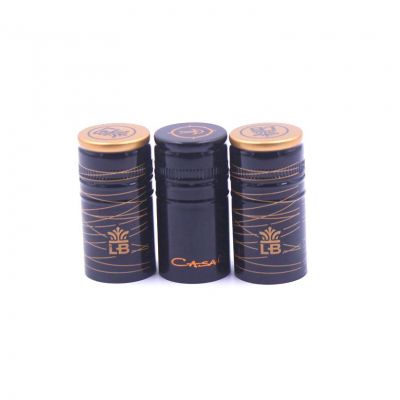 30x60mm top printing knurling hot foil Sarantin EPE liner ROPP aluminum screwcaps wine closures