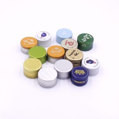 carbonated drinks soda beverage water tamper evident 28mm pilfer proof metal aluminum screw liquor bottle cap