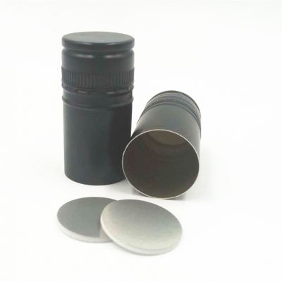 30*60mm glass bottle cover with saran tin liner