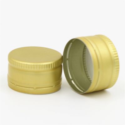 28mm aluminum cap for glass bottle