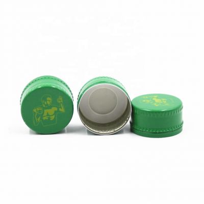 28mm ROPP BVS spring sparkling water beverage pilfer proof aluminum ropp caps for glass bottle