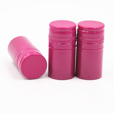 30*60mm matte glossy silk screen hot foil stamping printing saranex sarantin liner aluminum wine ROPP screwcap