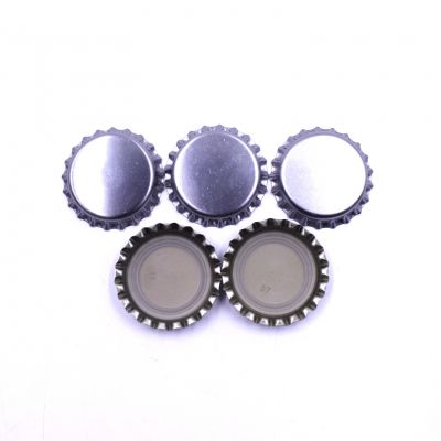 Standard stocked hot resistant stainless steel tinplate PP liner soybean milk juice 26mm crown cap for glass bottle