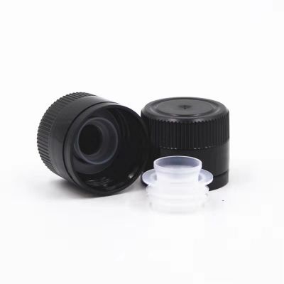 Stocked Wholesale 31.5x24mm 31.5*24mm aluminium cover plastic pourer coconut olive oil glass bottle caps