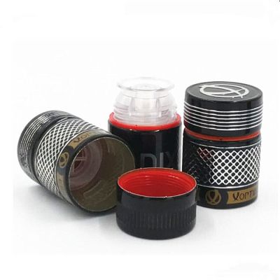 OEM LOGO Label 33*47mm Plastic Non Refillable Wine Liquor Spirits Gin Whisky Vodka Glass Bottle Aluminum screw ROPP cap