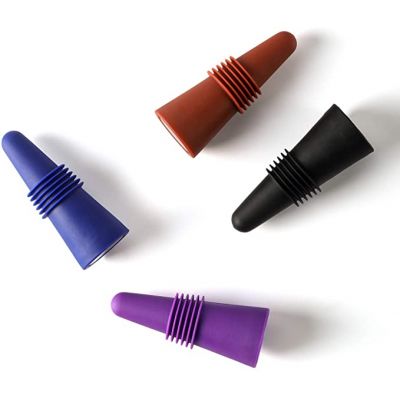 Silicone Reusable wine beverage vinegar Champagne cognac soda water Airtight bottle stopper