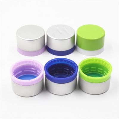 OEM Bottle Usage 24 28 33 mm Plastic Sports Cap Silicone Valve Leakproof Pantone Color ROPP Aluminum Cap Custom