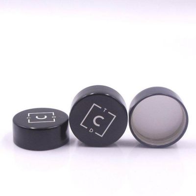 in Stock silver Black metal coated GPI 33400 28400 screw cap for spirits liquor vodka bottle