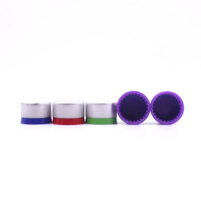 Stand 28mm TPE embossed logo aluminum plastic screw beverage drinking spring water bottle cap