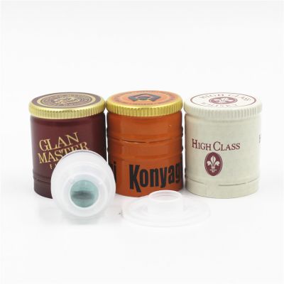 customized logo 30*35mm aluminum metal non refillable gin vodka rum whisky cap