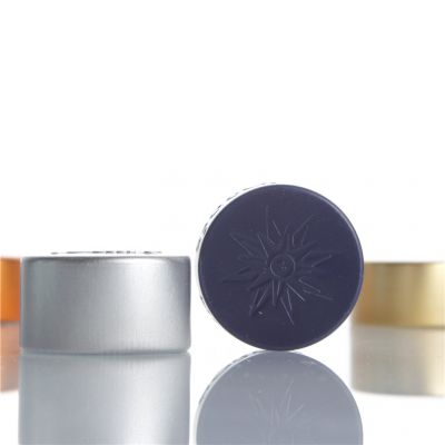 OEM top embossed logo blue 33/400 beverage vodka twhisky aluminum-plastic GPI screw cap