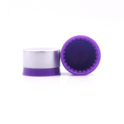Stocked Purple 28mm PCO 1881 TPE coffee liquor aluminum plastic spring water bottle cap