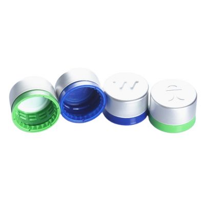 Customized 28mm PCO 1881 TPE aluminum plastic screw beverage drinking water bottle cap