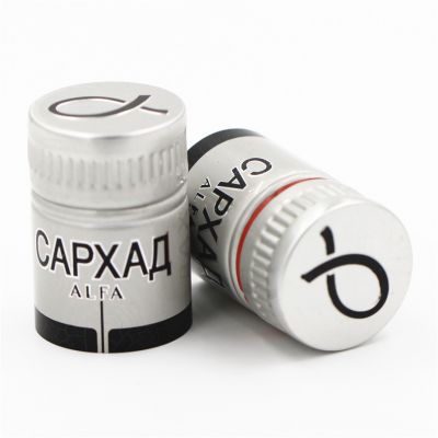 33*47mm black color plastic cap for vodka