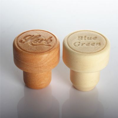 Customized high polymer synthetic bartop spirit glass bottle vodka gin bottle corks