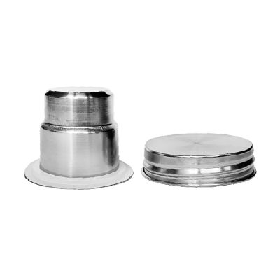 Hot Sales SS304 70mm Condiments Divider Cup Mason Jar Lid Salad Dressing Cup