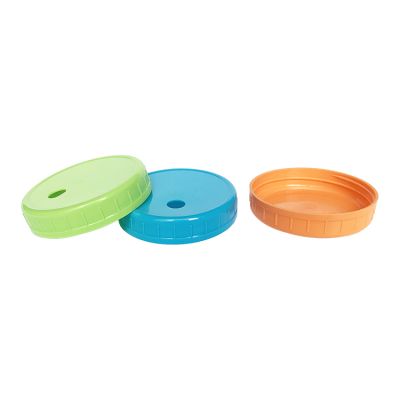 Food Grade PP Plastic Wide Mouth 86mm Mason Jar Drink Lids