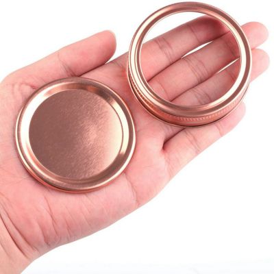 Hot Selling 70mm 86mm Tinplate Silver Golden Mason Jar Lids and Band