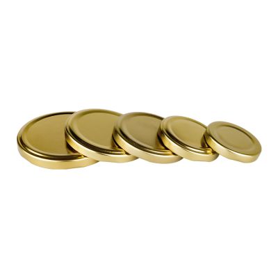 Wholesale Food Grade Tinplate Twist Off Lids Lug Caps for Canning Jars
