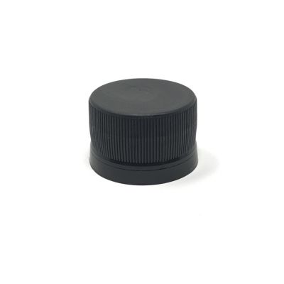 28mm 1810 Black Tamper Evident Cap for Glass Bottle