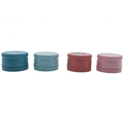 Custom Logo 31.5*18mm Metal Ropp Cap 31.5mm Aluminium Cap with PE Liner