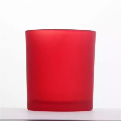 Various specifications and sizes of colored glass candlestick with cover manufacturers sell hot