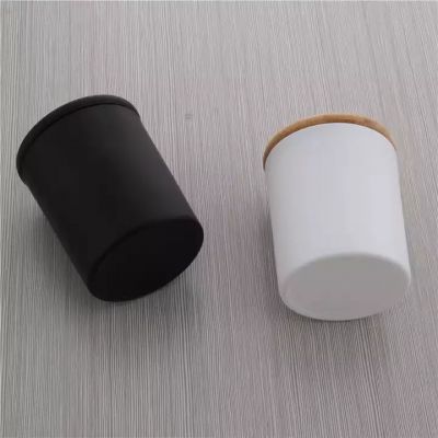 Manufacturers direct creative European multi - color glass home with lids candle jar