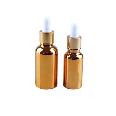 Sliding Gold Refillable Glass Perfume Spray Pump Bottles Cosmetics Glass Bottle