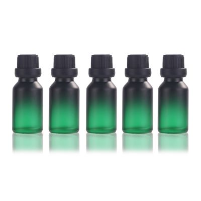5 ml 10 ml 30 ml 100 ml gradient green bottle green bottle tamper-proof cap