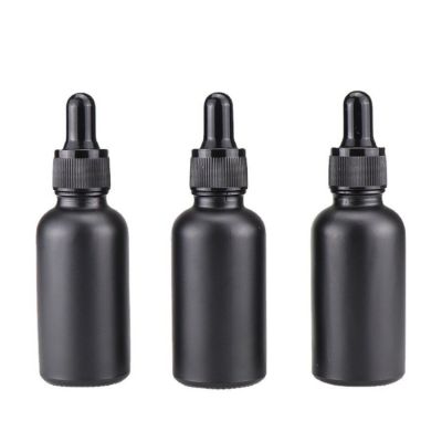 Special wholesale 10ml 30ml 50ml 60ml 100ml dumb black stock solution sub bottle essential oil bottle CBD glass