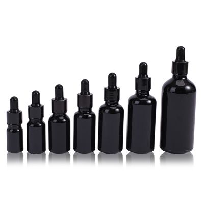 5ml 10ml 15ml 30ml 50ml 60ml 100ml glass dropper essential oil black glass bottle black spray bottle